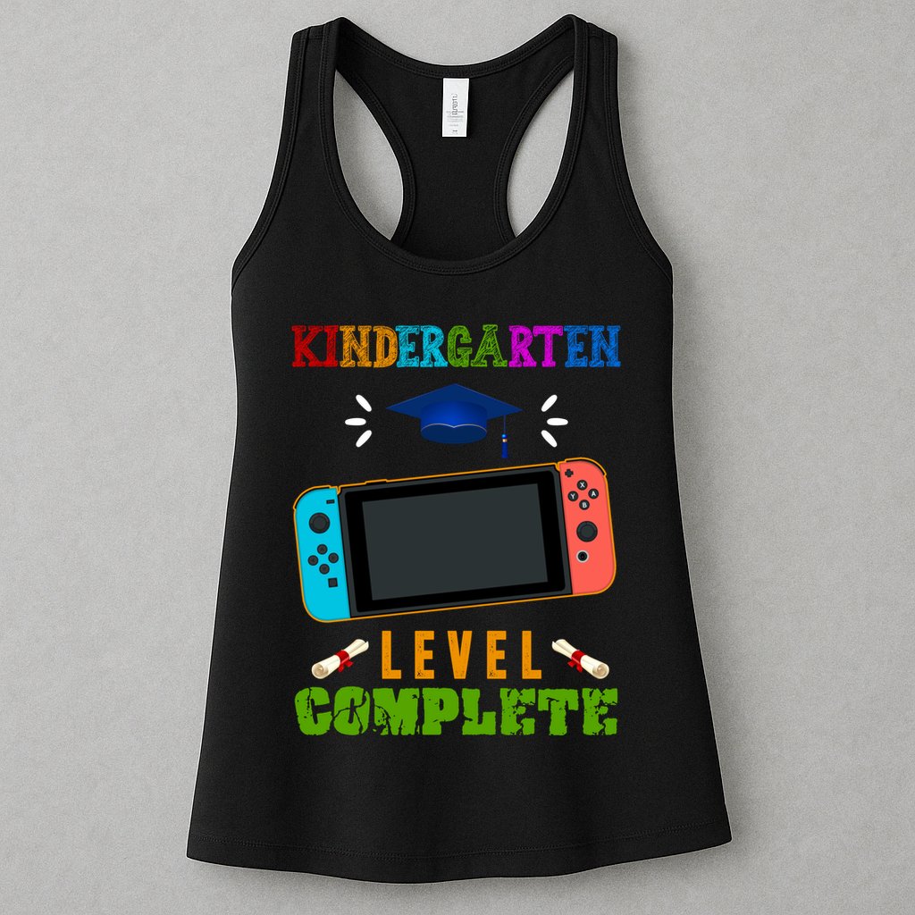 Kindergarten Level Complete Video Game Womens Tank Top
