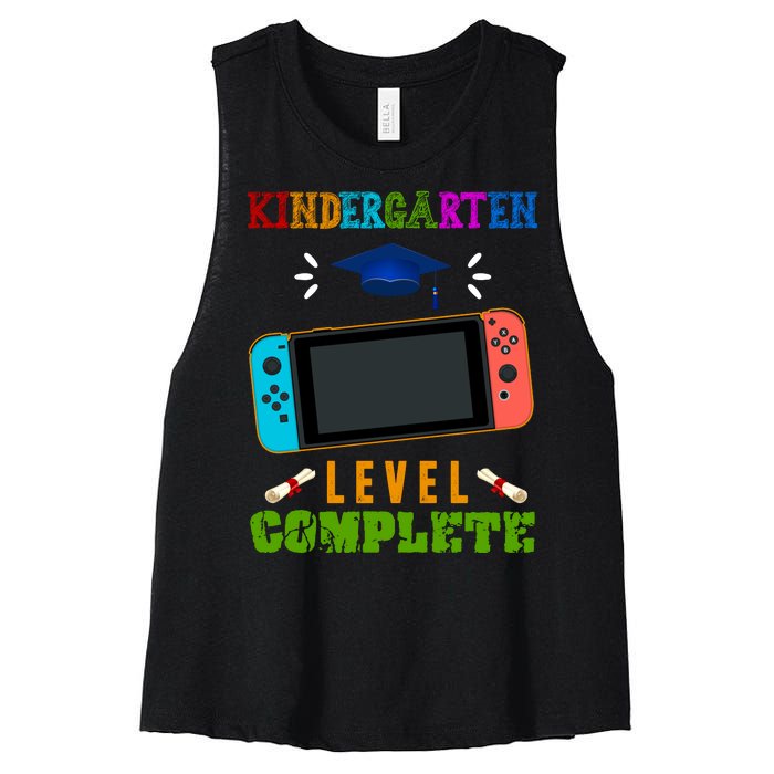 Kindergarten Level Complete Video Game Women's Racerback Cropped Tank