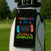 Kindergarten Level Complete Video Game Golf Towel