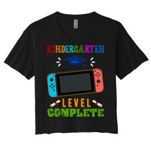 Kindergarten Level Complete Video Game Women's Crop Top Tee