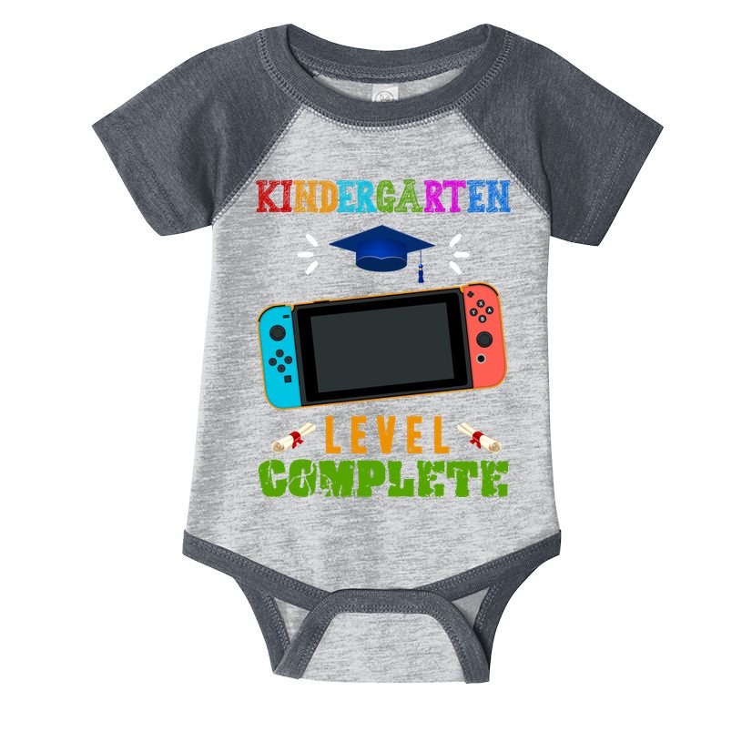 Kindergarten Level Complete Video Game Infant Baby Jersey Bodysuit