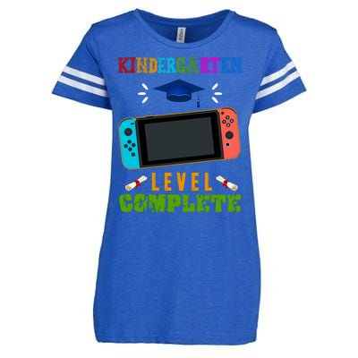 Kindergarten Level Complete Video Game Enza Ladies Jersey Football T-Shirt