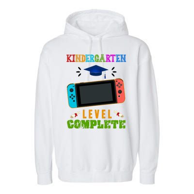 Kindergarten Level Complete Video Game Garment-Dyed Fleece Hoodie