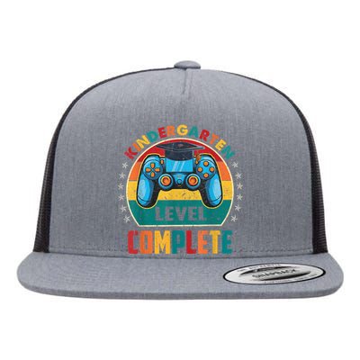 Kindergarten Level Complete Graduation Class Gamer Boy Flat Bill Trucker Hat