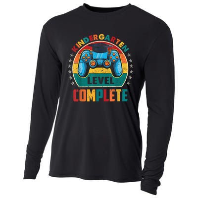 Kindergarten Level Complete Graduation Class Gamer Boy Cooling Performance Long Sleeve Crew