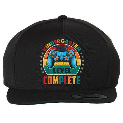 Kindergarten Level Complete Graduation Class Gamer Boy Wool Snapback Cap