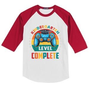 Kindergarten Level Complete Graduation Class Gamer Boy Kids Colorblock Raglan Jersey