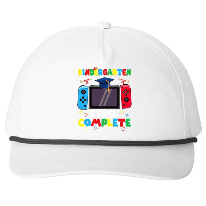 Kindergarten Level Complete Graduation Class 2024 Gamer Snapback Five-Panel Rope Hat