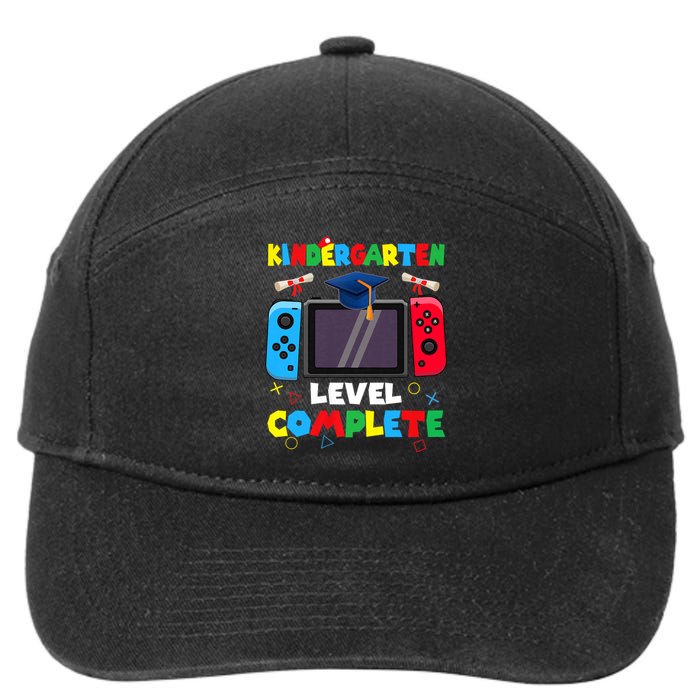 Kindergarten Level Complete Graduation Class 2024 Gamer 7-Panel Snapback Hat