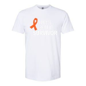 Kidney Leukemia Cancer Had It Beat It Survivor Orange Ribbon Gift Softstyle CVC T-Shirt