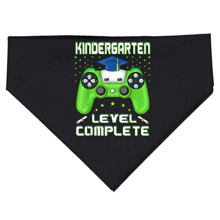 Kindergarten Level Complete Graduation Class Gamer USA-Made Doggie Bandana