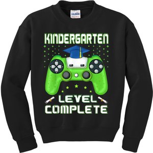 Kindergarten Level Complete Graduation Class Gamer Kids Sweatshirt