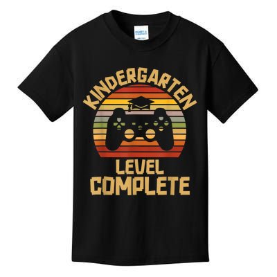 Kindergarten Level Complete Graduation Class Gamer Kids T-Shirt