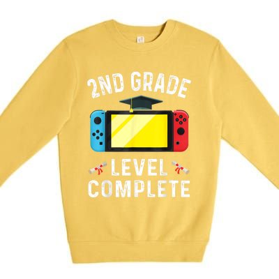 Kindergarten Level Complete Graduation Class Gamer Premium Crewneck Sweatshirt