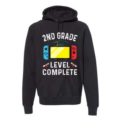 Kindergarten Level Complete Graduation Class Gamer Premium Hoodie