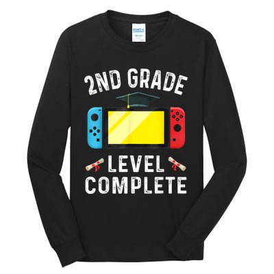 Kindergarten Level Complete Graduation Class Gamer Tall Long Sleeve T-Shirt