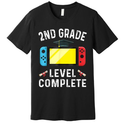 Kindergarten Level Complete Graduation Class Gamer Premium T-Shirt