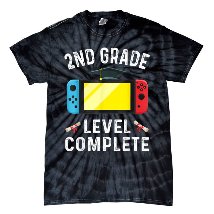 Kindergarten Level Complete Graduation Class Gamer Tie-Dye T-Shirt