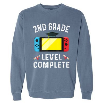 Kindergarten Level Complete Graduation Class Gamer Garment-Dyed Sweatshirt