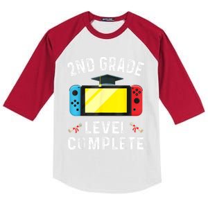 Kindergarten Level Complete Graduation Class Gamer Kids Colorblock Raglan Jersey