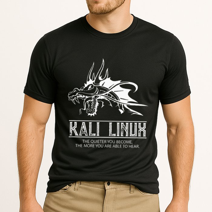 Kali Linux Dragon & Tagline Performance Shirt