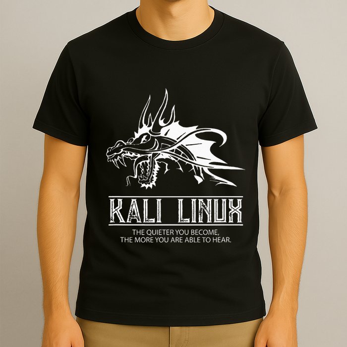 Kali Linux Dragon & Tagline T-Shirt