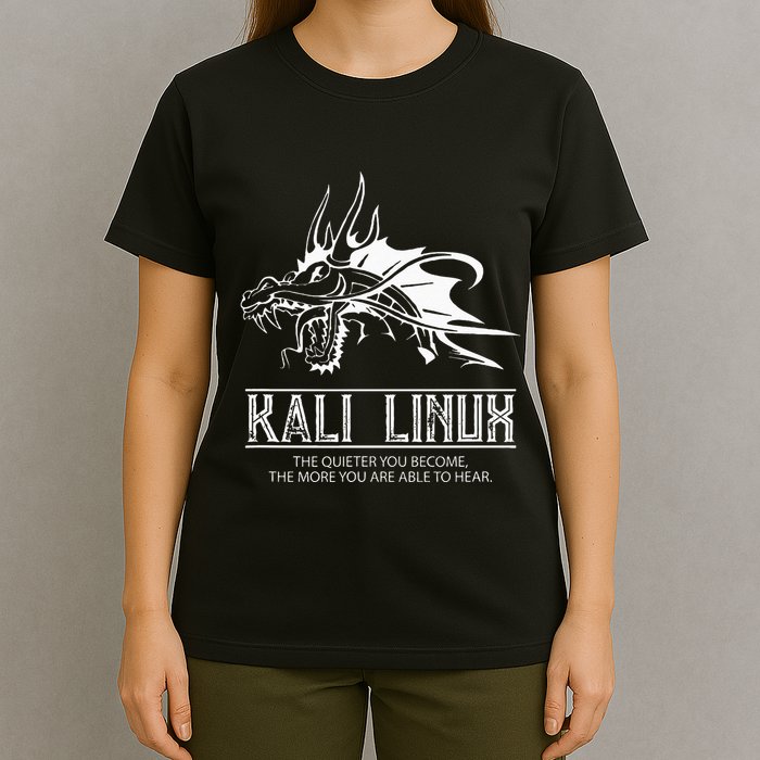 Kali Linux Dragon & Tagline T-Shirt
