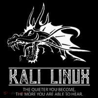 Kali Linux Dragon & Tagline Button
