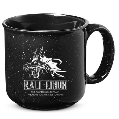 Kali Linux Dragon & Tagline 15oz Campfire Ceramic Mug