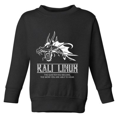 Kali Linux Dragon & Tagline Toddler Sweatshirt
