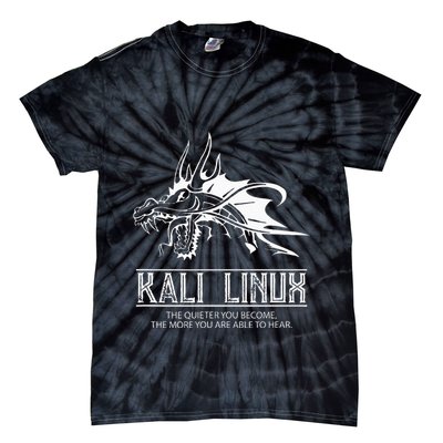 Kali Linux Dragon & Tagline Tie-Dye T-Shirt