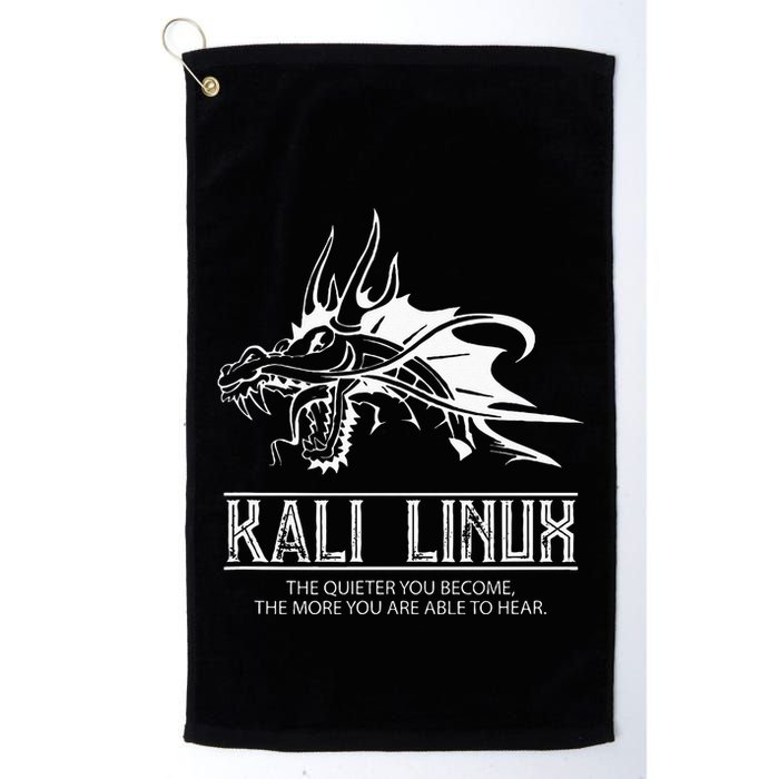 Kali Linux Dragon & Tagline Golf Towel