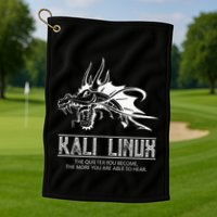 Kali Linux Dragon & Tagline Golf Towel
