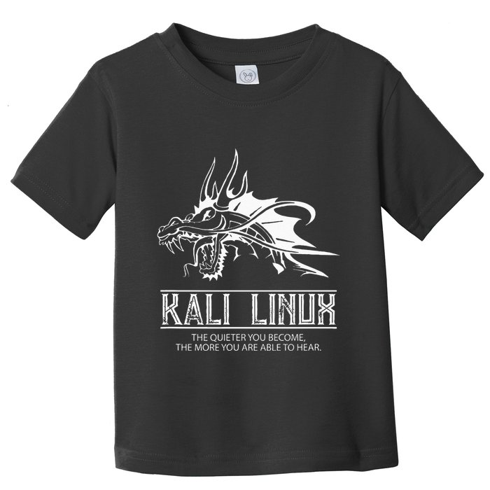 Kali Linux Dragon & Tagline Toddler T-Shirt