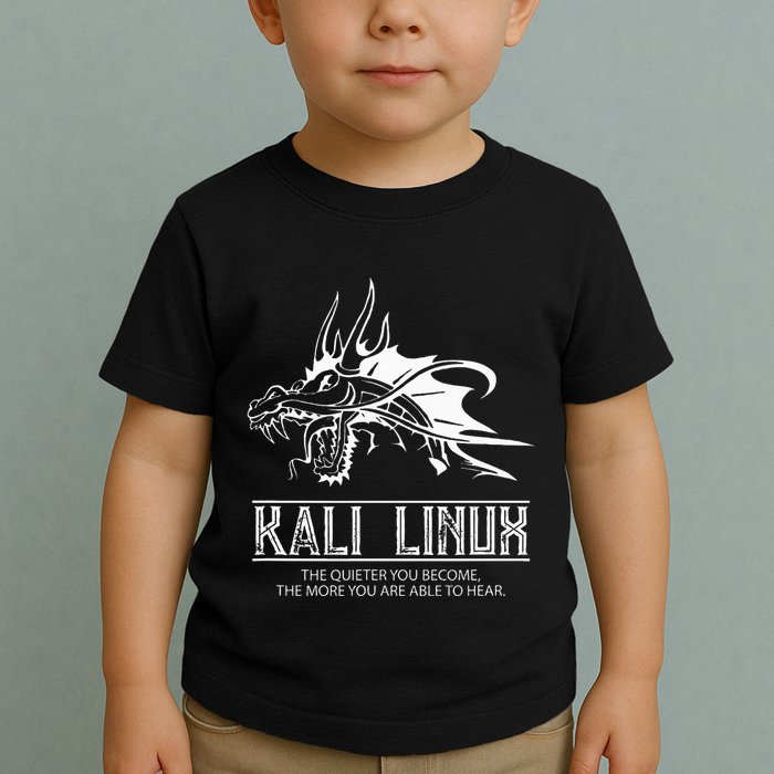 Kali Linux Dragon & Tagline Toddler T-Shirt