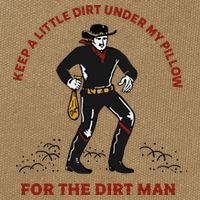 Keep Little Dirt Under My Pillow For The Dirt Man Raglan Baseball Cotton Canvas Backpack