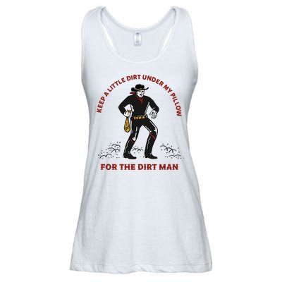 Keep Little Dirt Under My Pillow For The Dirt Man Raglan Baseball Ladies Essential Flowy Tank