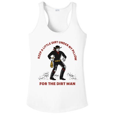 Keep Little Dirt Under My Pillow For The Dirt Man Raglan Baseball Ladies PosiCharge Competitor Racerback Tank