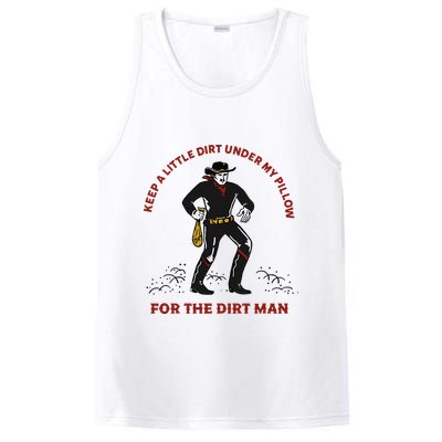 Keep Little Dirt Under My Pillow For The Dirt Man Raglan Baseball PosiCharge Competitor Tank