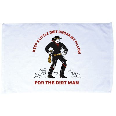 Keep Little Dirt Under My Pillow For The Dirt Man Raglan Baseball Microfiber Hand Towel