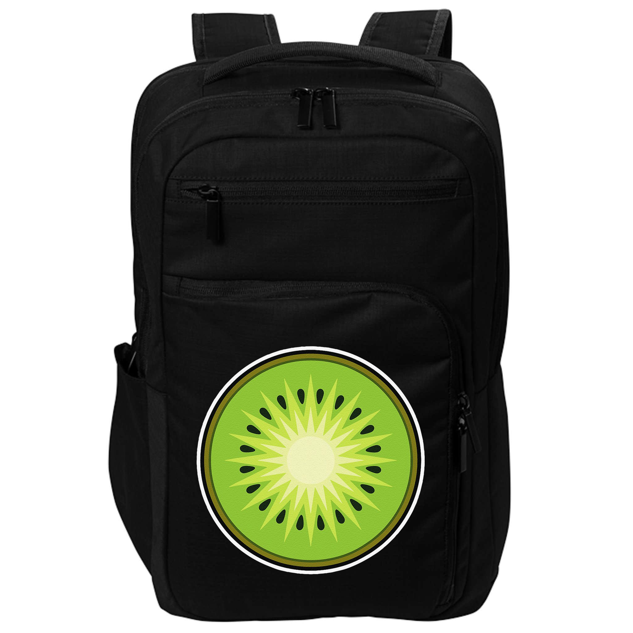 Kiwi Lazy DIY Halloween Costume Funny Tropical Sliced Fruit Impact Tech Backpack