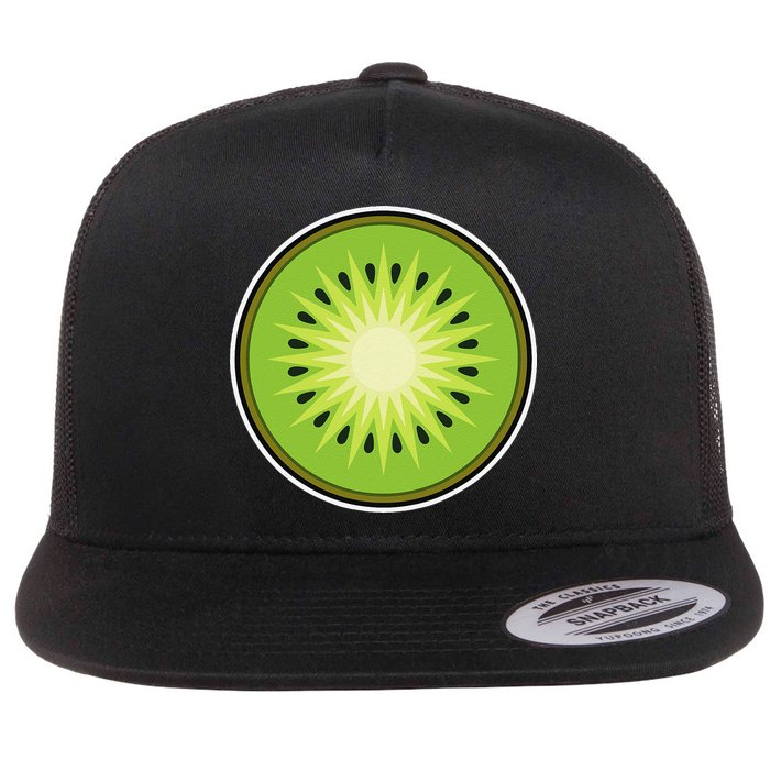 Kiwi Lazy DIY Halloween Costume Funny Tropical Sliced Fruit Flat Bill Trucker Hat