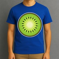 Kiwi Lazy DIY Halloween Costume Funny Tropical Sliced Fruit T-Shirt