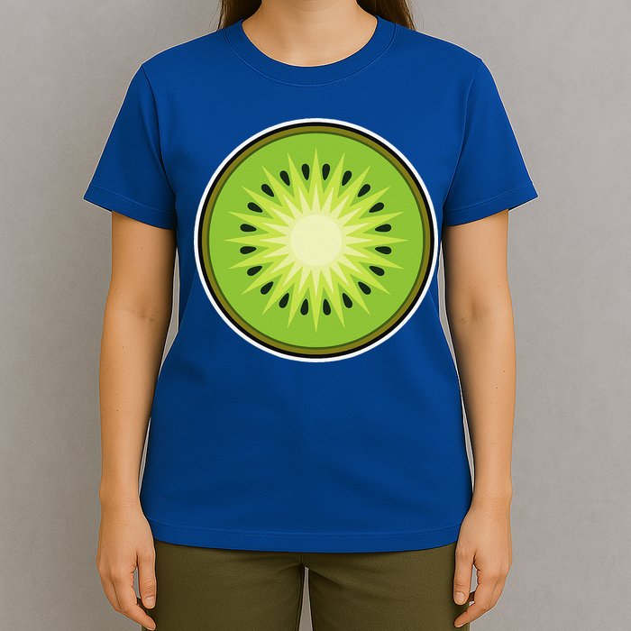Kiwi Lazy DIY Halloween Costume Funny Tropical Sliced Fruit T-Shirt