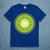 Kiwi Lazy DIY Halloween Costume Funny Tropical Sliced Fruit T-Shirt