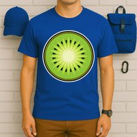 Kiwi Lazy DIY Halloween Costume Funny Tropical Sliced Fruit T-Shirt