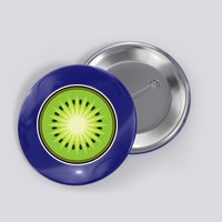 Kiwi Lazy DIY Halloween Costume Funny Tropical Sliced Fruit Button