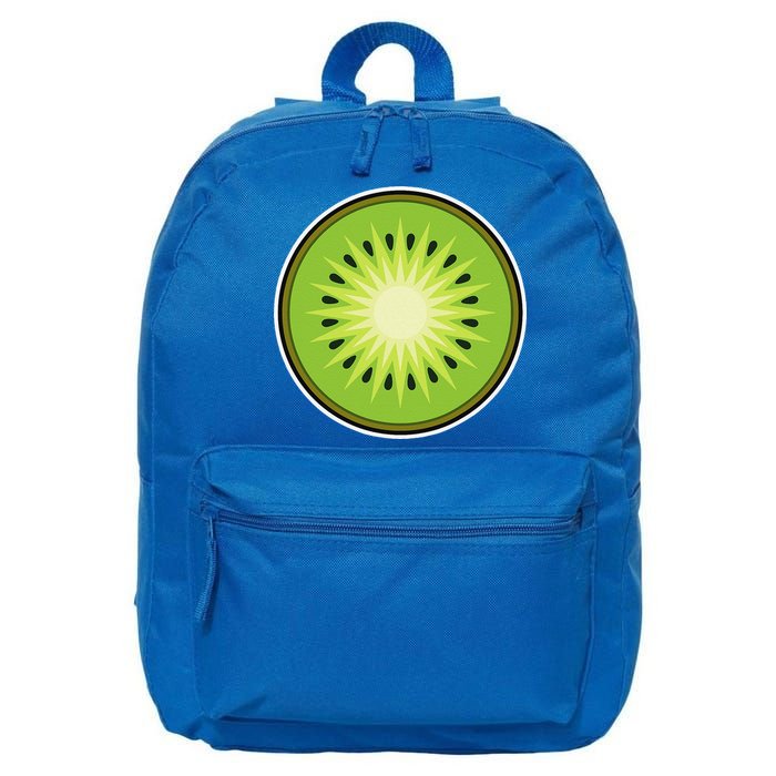 Kiwi Lazy DIY Halloween Costume Funny Tropical Sliced Fruit 16 in Basic Backpack