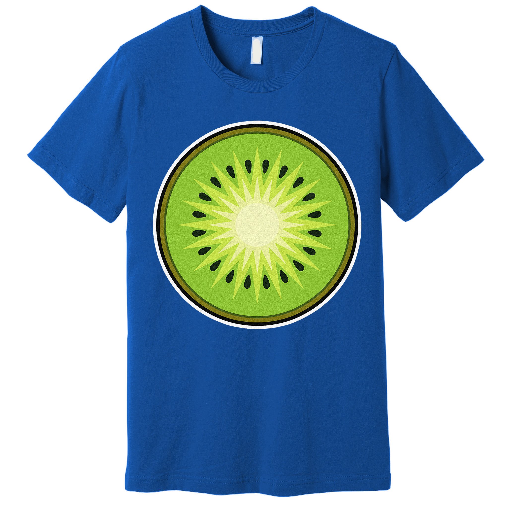 Kiwi Lazy DIY Halloween Costume Funny Tropical Sliced Fruit Premium T-Shirt
