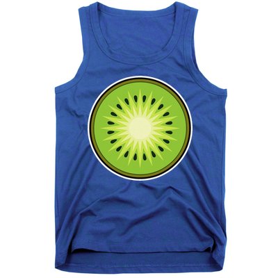 Kiwi Lazy DIY Halloween Costume Funny Tropical Sliced Fruit Tank Top